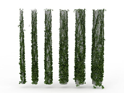 3d藤蔓绿植免费模型