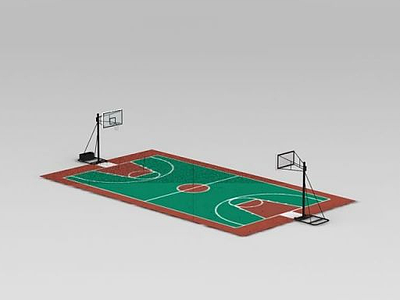 篮球场3d模型