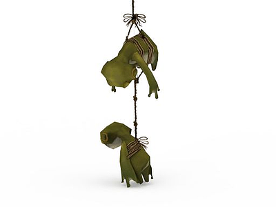 剑灵游戏角色小青蛙模型3d模型