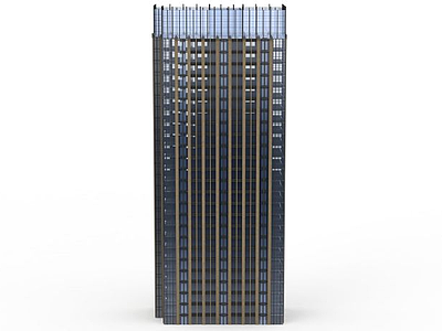 高层商务办公楼模型3d模型