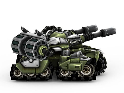 红色警戒苏联坦克游戏装备模型3d模型