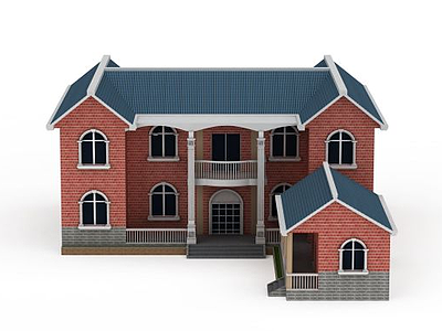 欧式小别墅模型3d模型