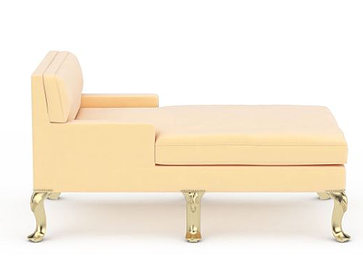 休闲布艺沙发床模型3d模型