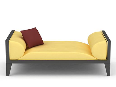 单人沙发床模型3d模型