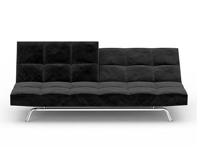 3d时尚灰色双人沙发床免费模型
