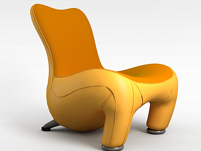 创意三脚沙发椅模型3d模型