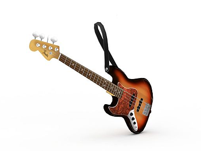 乐器吉他模型3d模型