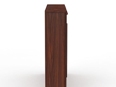 中式四开门实木大衣柜模型3d模型