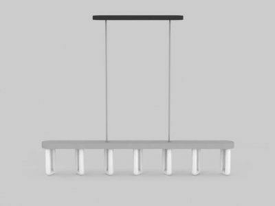 3d现代大型客厅吊灯免费模型
