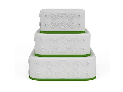 三层蛋糕模型