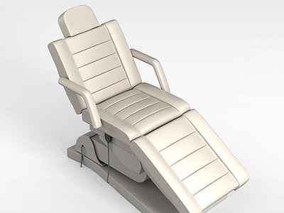 高级皮质按摩椅模型3d模型