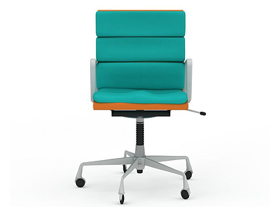 现代可升降办公转椅模型3d模型