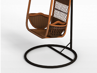 时尚休闲编织吊椅模型3d模型
