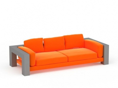 宜家双人沙发模型3d模型