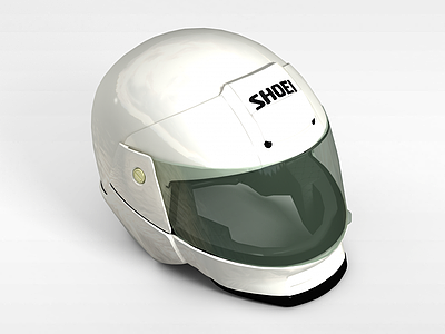 3d赛车运动头盔模型