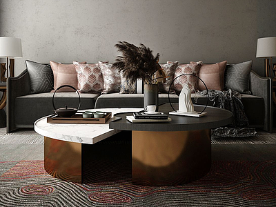 家具沙发组合模型3d模型