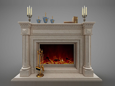 壁炉模型