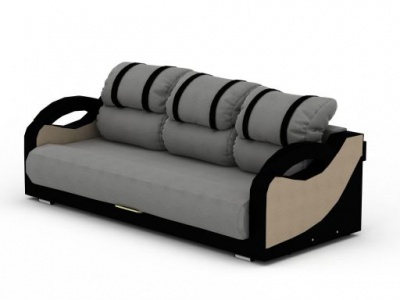 3d三人休闲沙发免费模型