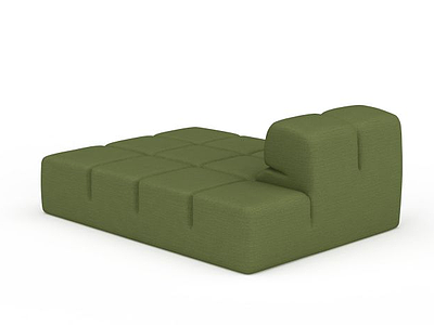 多人沙发凳模型3d模型