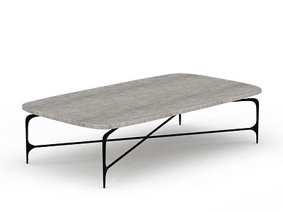 简约木质桌子模型