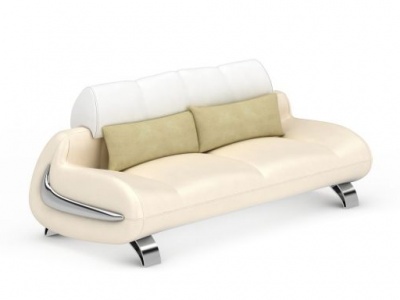 3d拼色沙发床免费模型