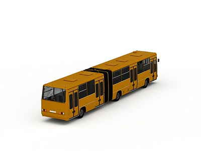 3d大巴车模型