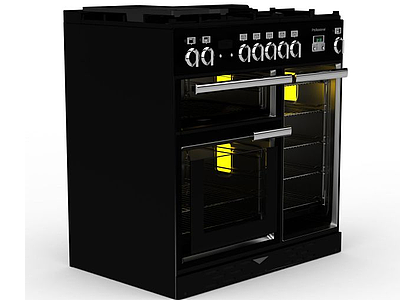 高档烤箱模型3d模型