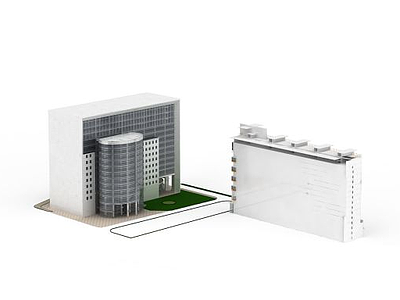商务楼模型3d模型