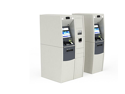 ATM机模型3d模型