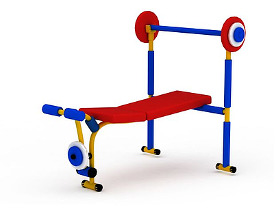 3d儿童健身器免费模型