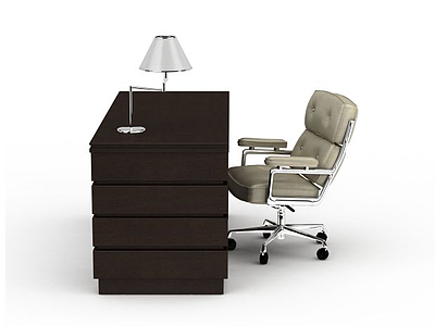家居办公桌椅模型3d模型