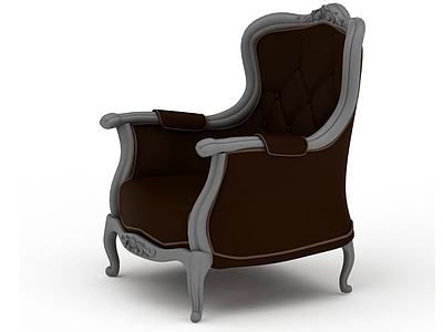 3d美式沙发椅免费模型