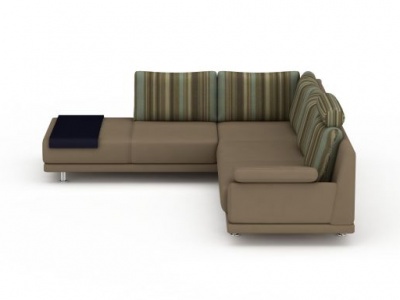 3d现代U型沙发模型