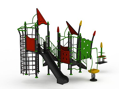 儿童攀爬组合模型3d模型