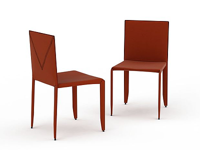 3d红木餐椅模型