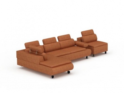 客厅整套沙发组合模型3d模型