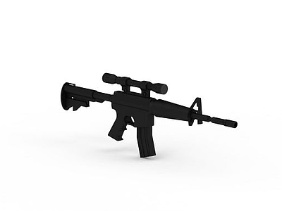 步枪模型3d模型