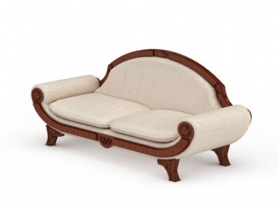 舒适布艺沙发模型3d模型