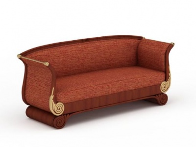 3d欧式休闲沙发模型