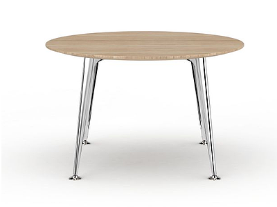 3d原木餐桌免费模型
