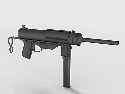 冲锋枪3d模型