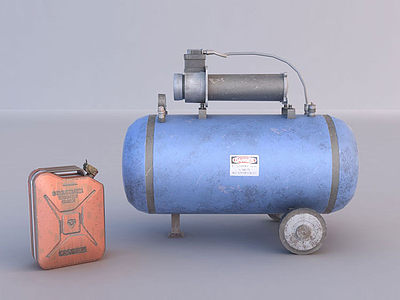 气泵3d模型