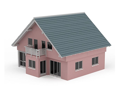 别墅楼房模型3d模型