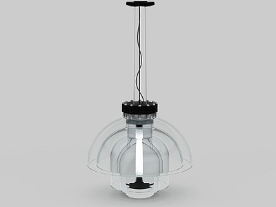 3d玻璃吊灯免费模型