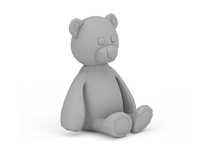 卡通玩具熊模型3d模型