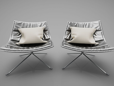 3d现代家居组合休闲椅模型