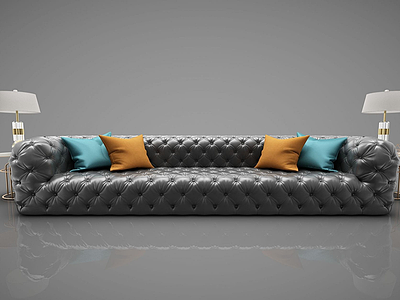 欧式休闲沙发模型3d模型