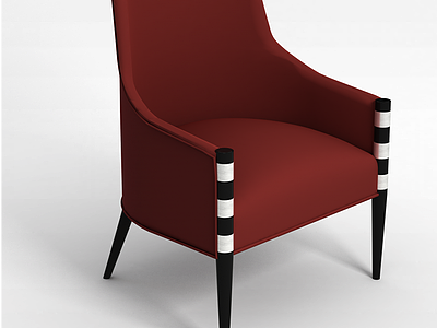 休闲餐椅模型3d模型