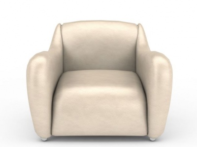 真皮扶手沙发模型3d模型