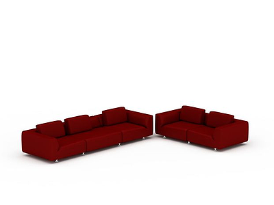 客厅布艺沙发模型3d模型